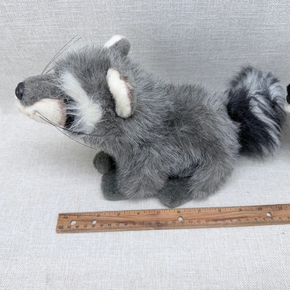 Vintage Ranger Rick Forest Friends‎ Renatta Ramona Raccoon Plush Set of 2